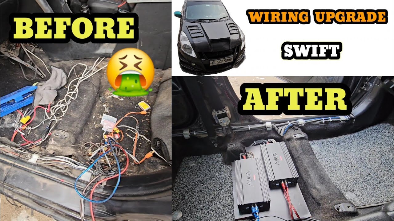 Swift Wiring Upgrade & 8 midrange Speaker #redraudio #Swift