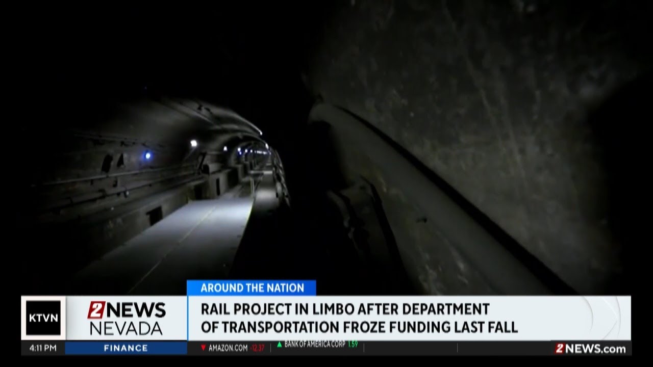 Funding runs out on a $16 billion rail tunnel project between New York and New Jersey