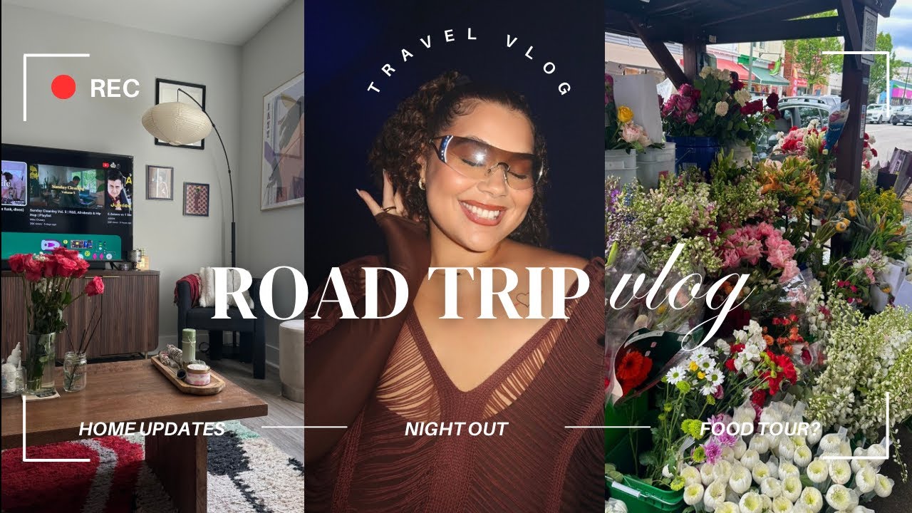 VLOG | home updates, road trip, accidental food tour? ♡