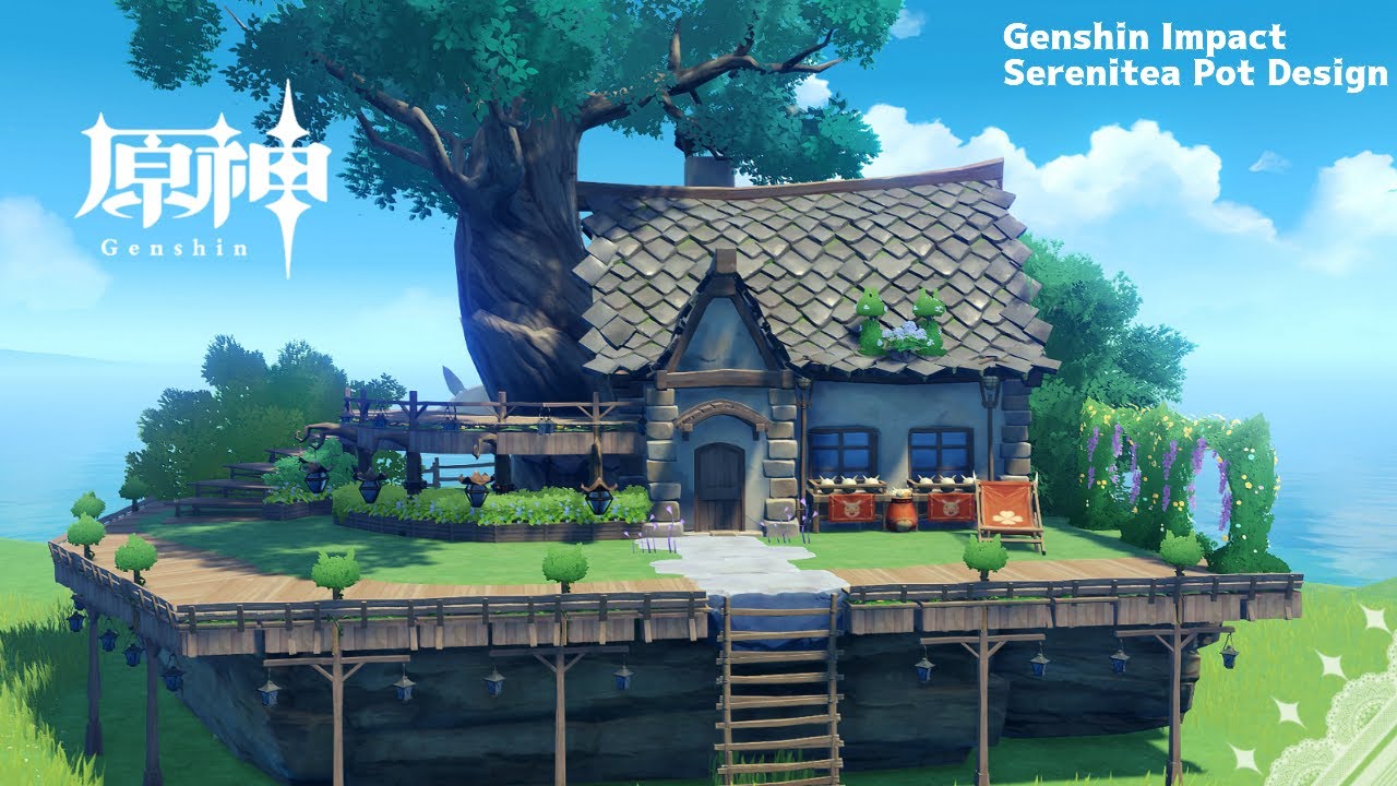 Serenitea Pot Design 🌳 Genshin Impact