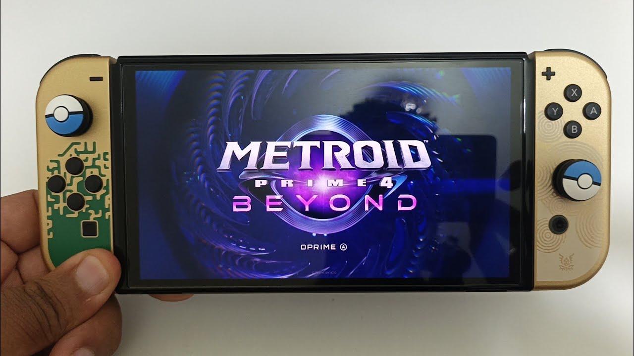 Вот как выглядит Metroid Prime 4 на OLED-экране Nintendo Switch.