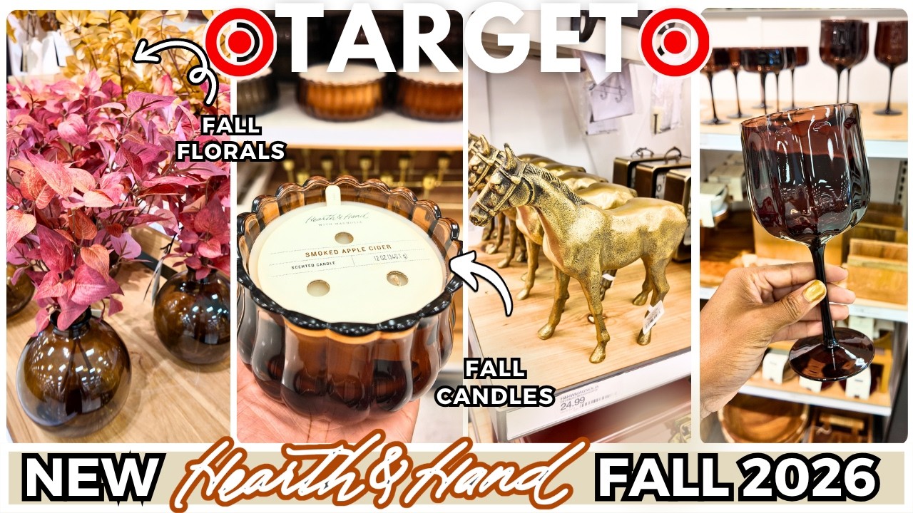 ОСЕННИЙ ДЕКОР ИЗ TARGET 2026 🍂 НОВАЯ коллекция Hearth & Hand | Шопинг со мной + Новинки
