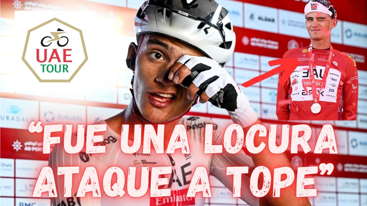 FUERTES DECLARACIONES DE ISAAC DEL TORO TRAS GANAR LA ETAPA 1 UAE TOUR 2026