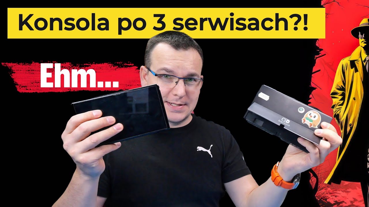 NINTENDO Switch OLED po 3 serwisach...