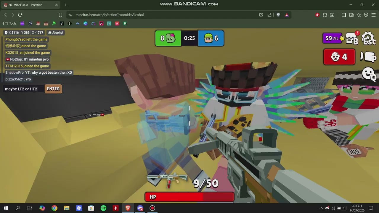 MineFun.io - Playing with my fans and my favourite youtuber @Sap_minefun