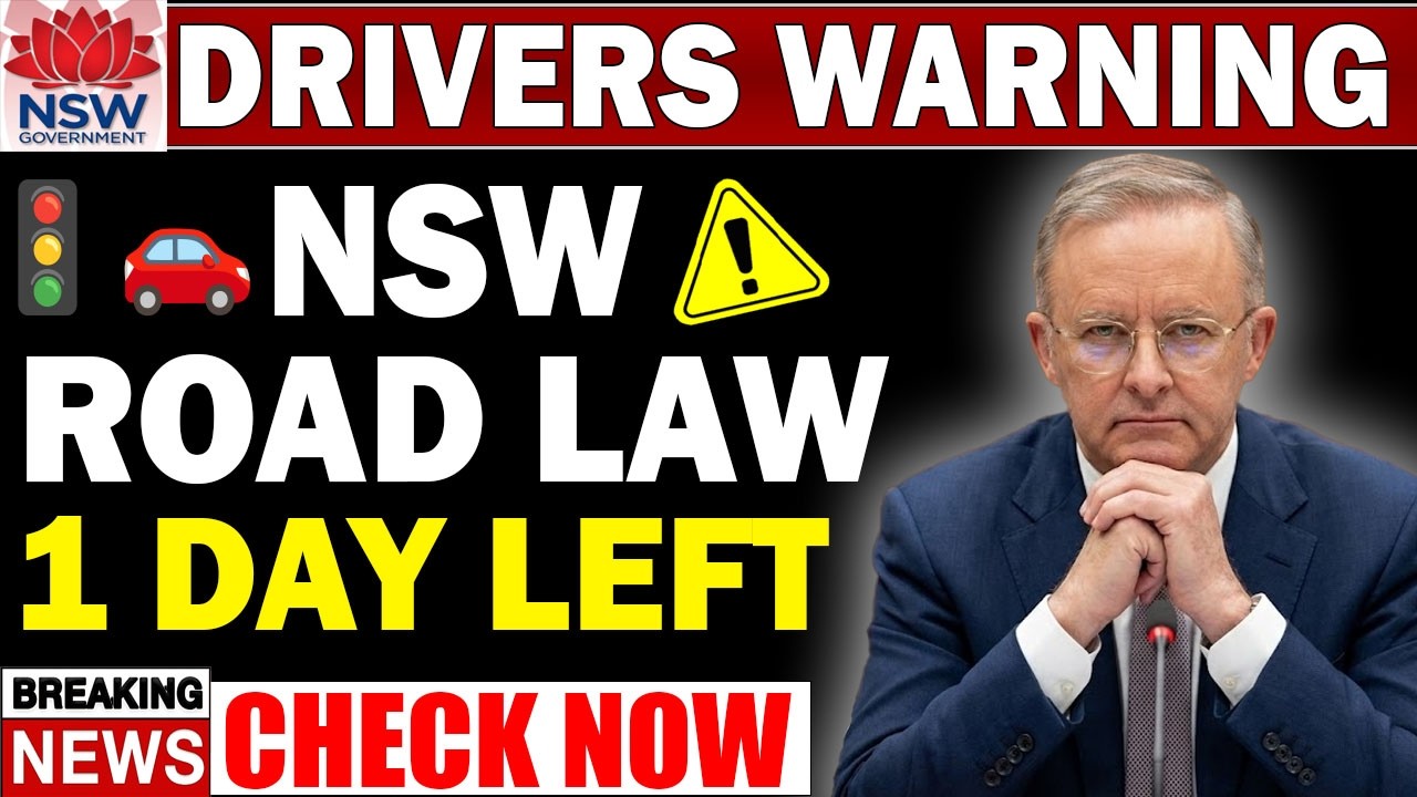 ⚠️ Australia Drivers Warning: NSW Confirms New Road Law Changes &ndash; Only 1 Day Left 🚨