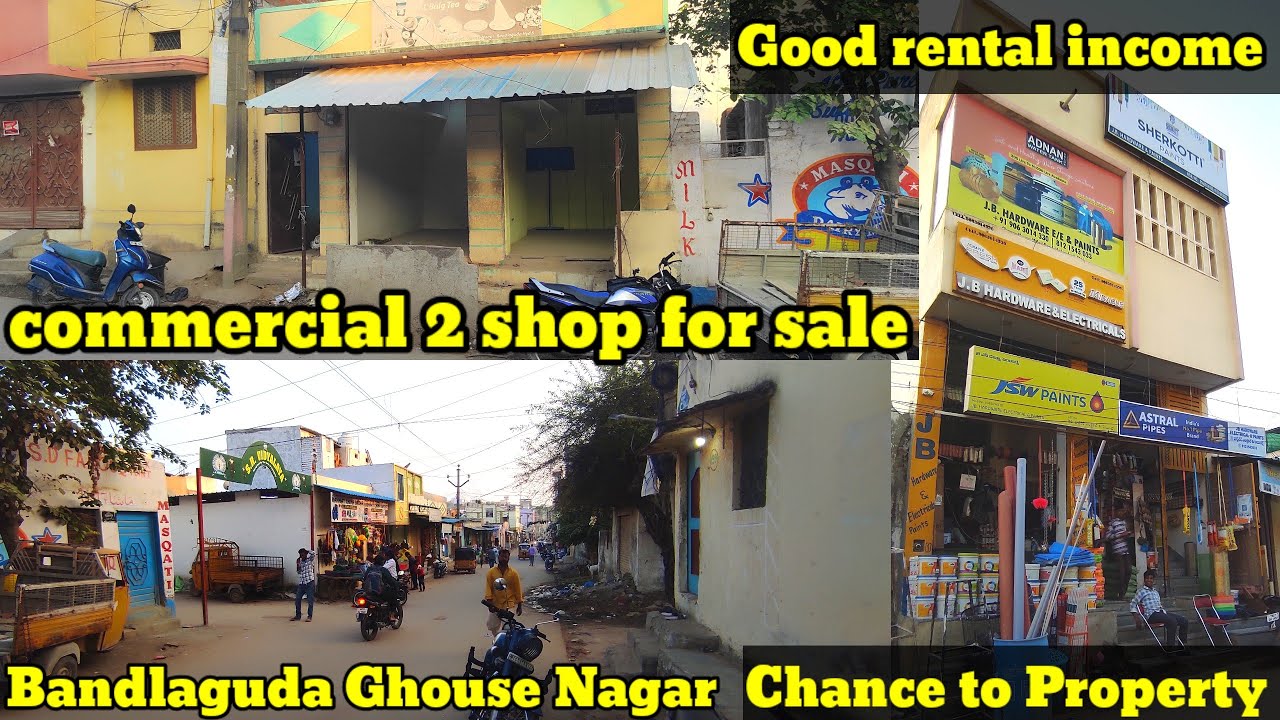 #sold out 71 Sq Yards At Commercial 2 Shop For Sale Bandlaguda Ghouse Nagar Good Rental income