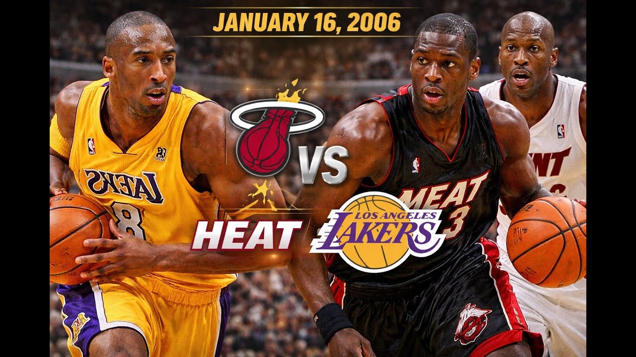 01/16/2006 Miami Heat vs. Los Angeles Lakers Kobe Bryant Full game