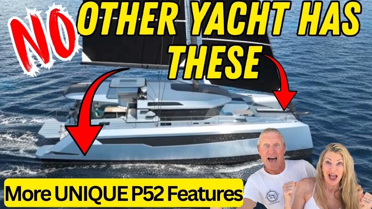NO OTHER YACHT HAS THESE!!! More Portofino 52 INNOVATIONS... BUT still trapped by Iran War Day 13!