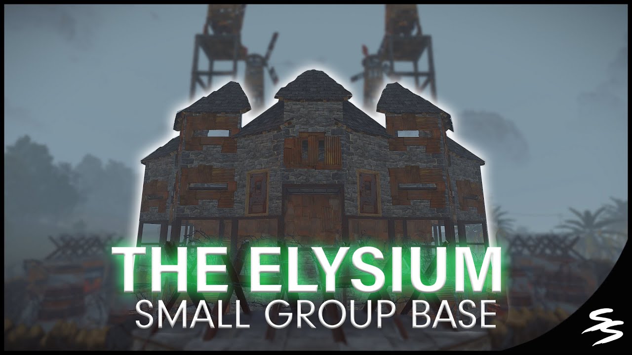 THE ELYSIUM &bull; Secret Bunker &bull; Open Core &bull; 2x1 &bull; 3-6 Man Rust Base Tutorial