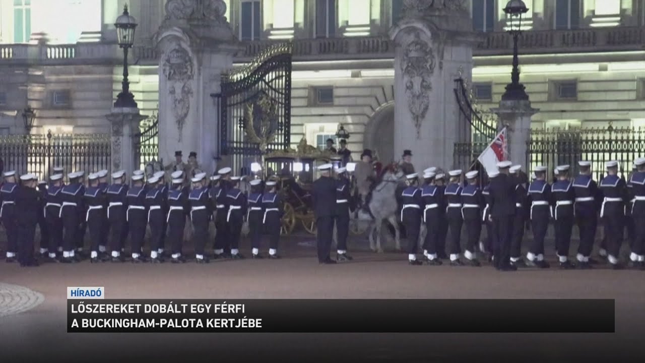 Lőszereket dobált egy férfi a Buckingham-palota kertjébe