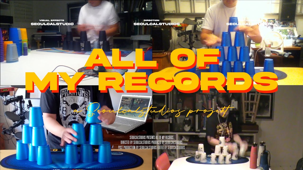 Sport Stacking: all of my records!