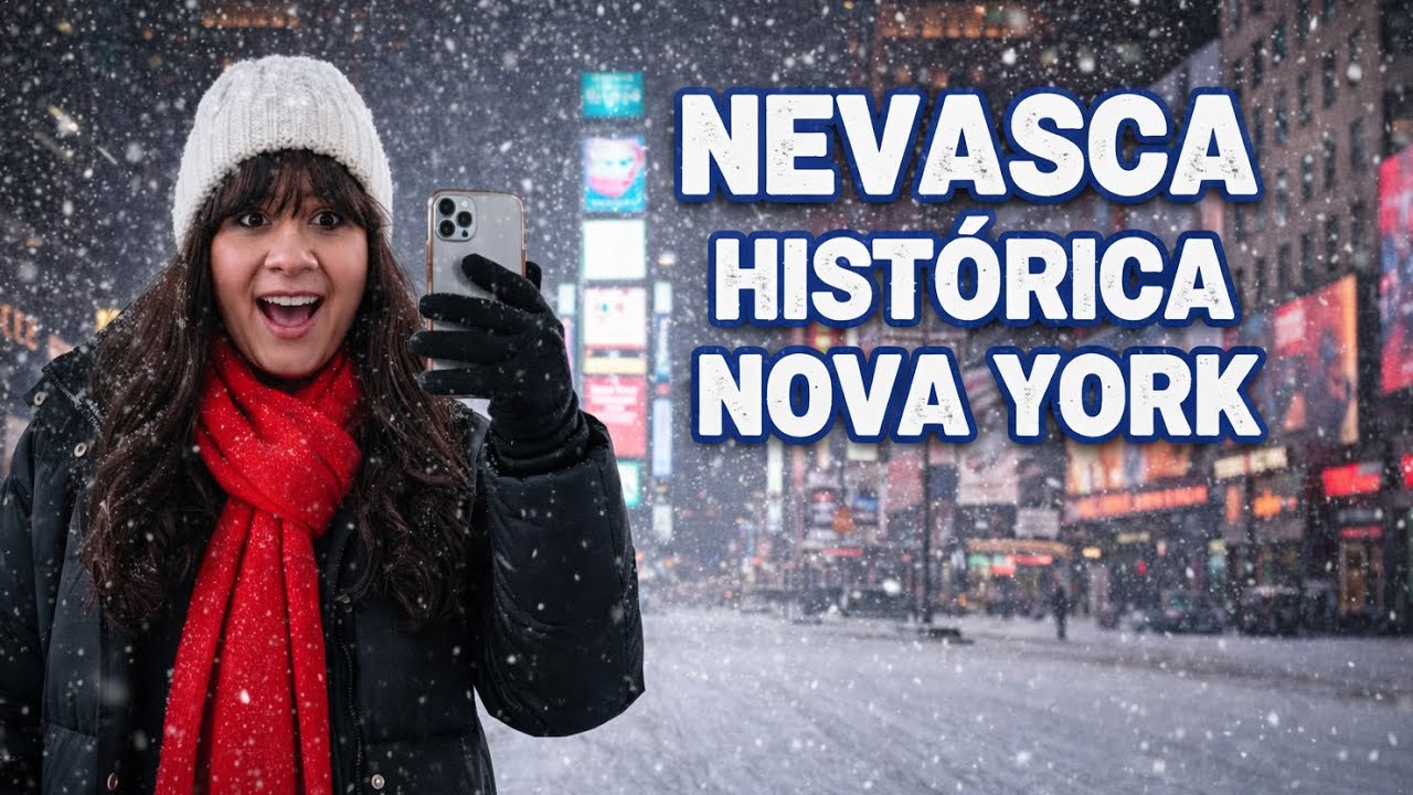Nevasca em New york 2026