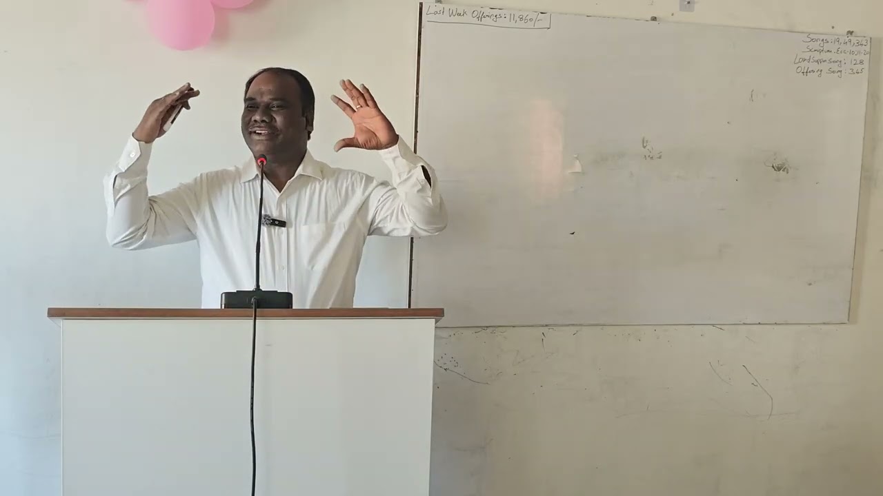 CHRISTOLOGY PART - 1 | PRE EXISTENCE OF CHRIST | 18/01/2026 | SUNDAY SERMON BY BRO PRASHANTH |