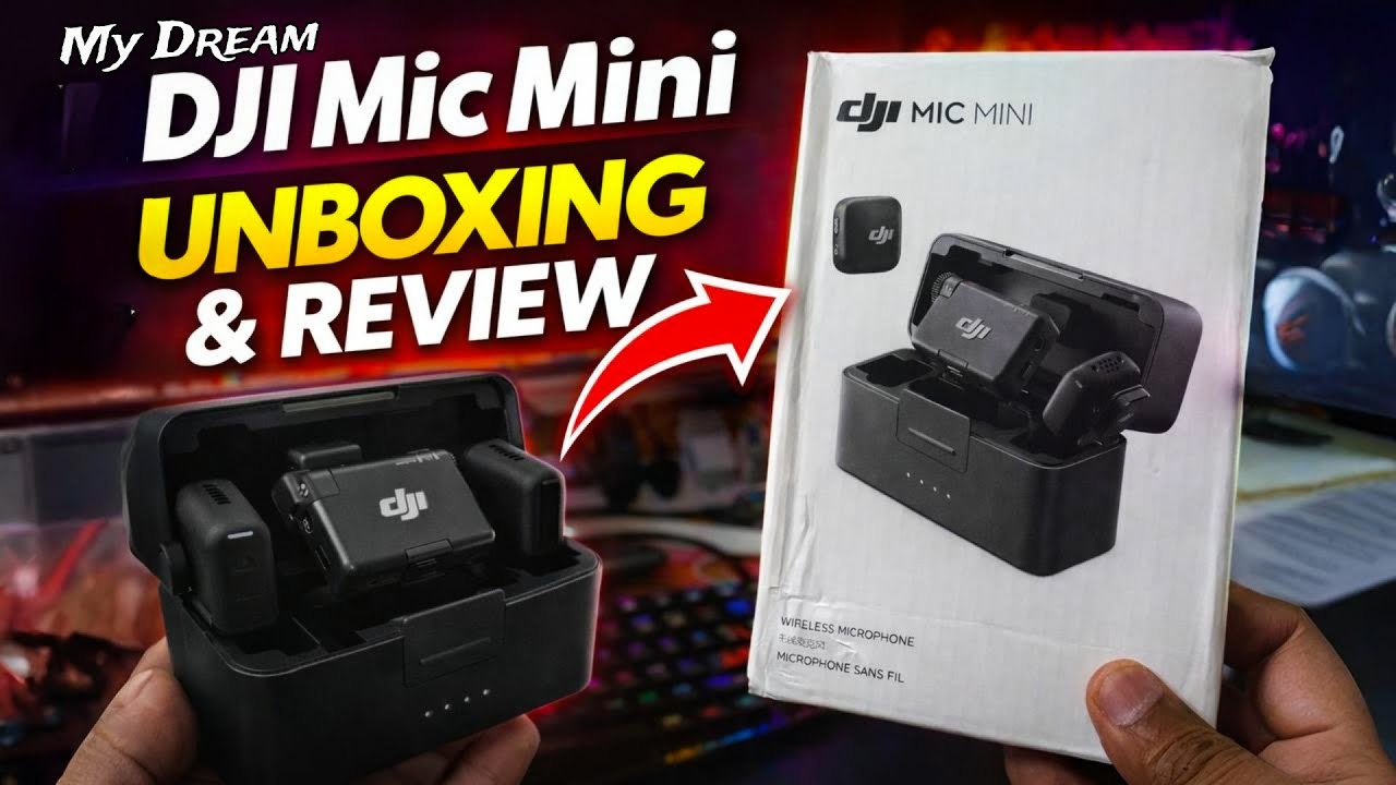 Best DJI mic mini Unboxing & Sound Test 🎤 Is It Worth Buying?
