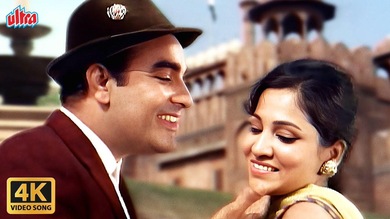 London Paris Ghoom Ke Dekhe 4K - Mukesh | Rajendra Nath | 60's Superhit Song | Parivar 1968