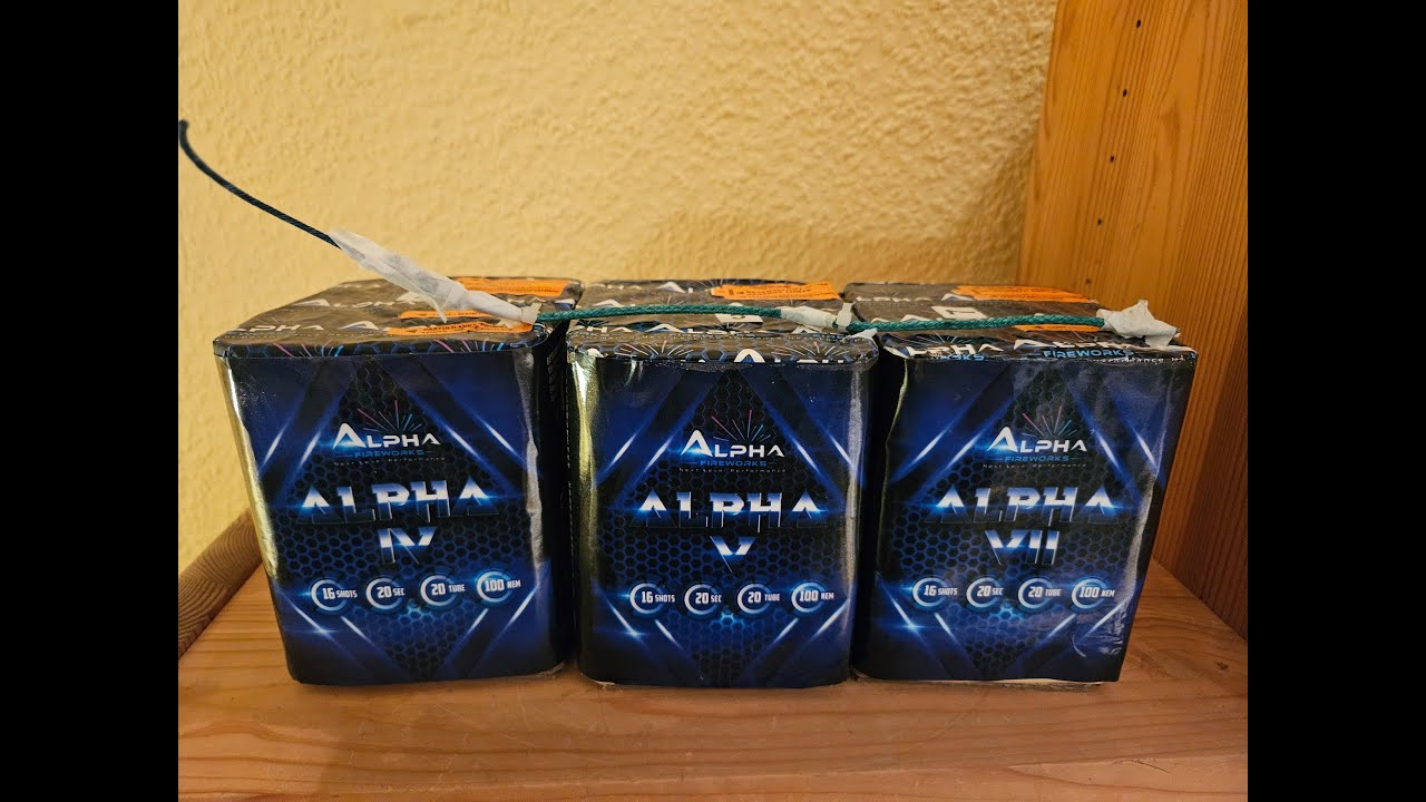 3x Alpha 16`s (300Gr.NEM|Alpha Fireworks