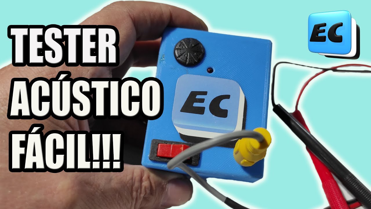 😎 COMO HACER UN TESTER SONORO. PROYECTO  PARA  PERSONAS CON CAPACIDAD VISUAL DISMINUIDA