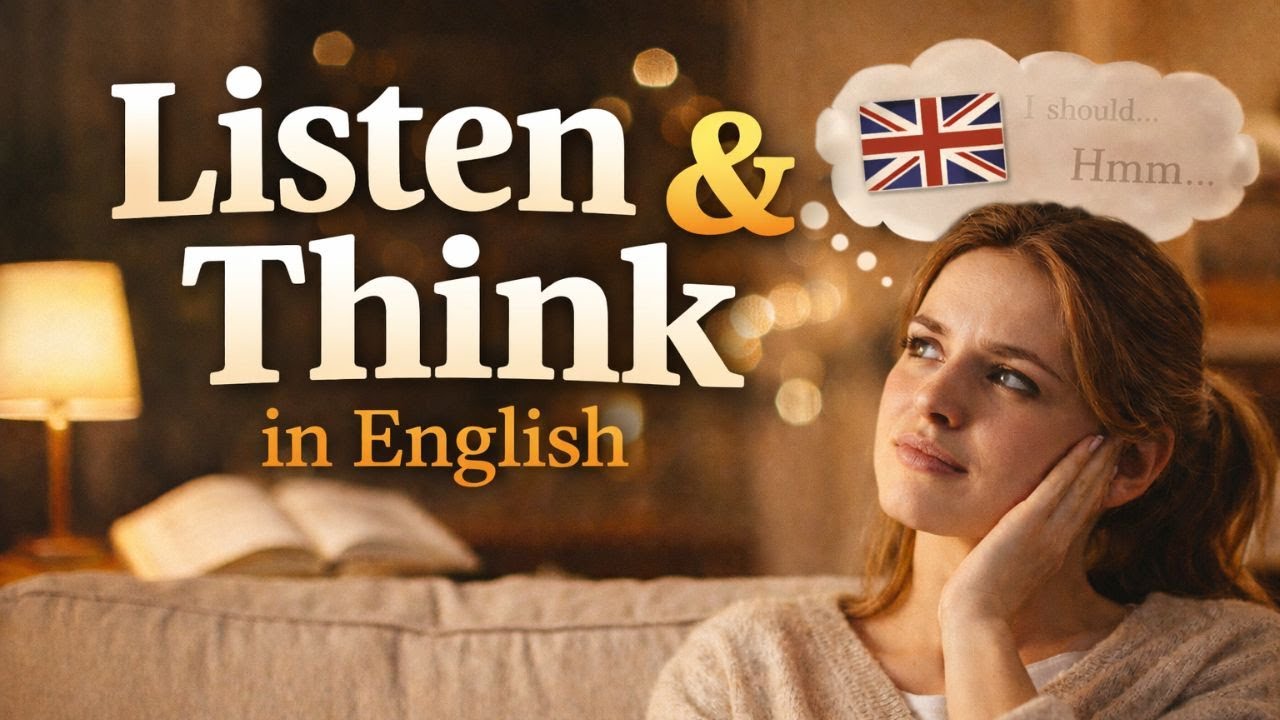 English Inner Thoughts for Daily Life | Calm Listening Practice