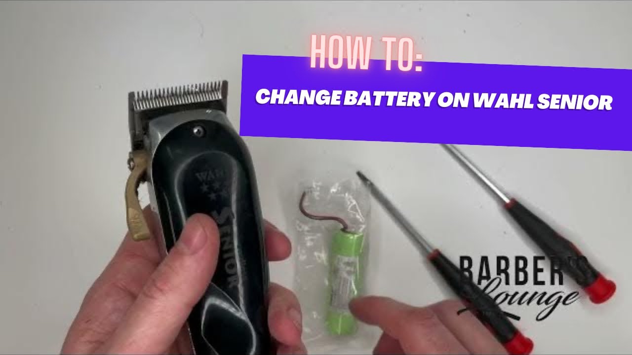 How to change the Battery 🔋 on the Wahl Cordless Senior 💈