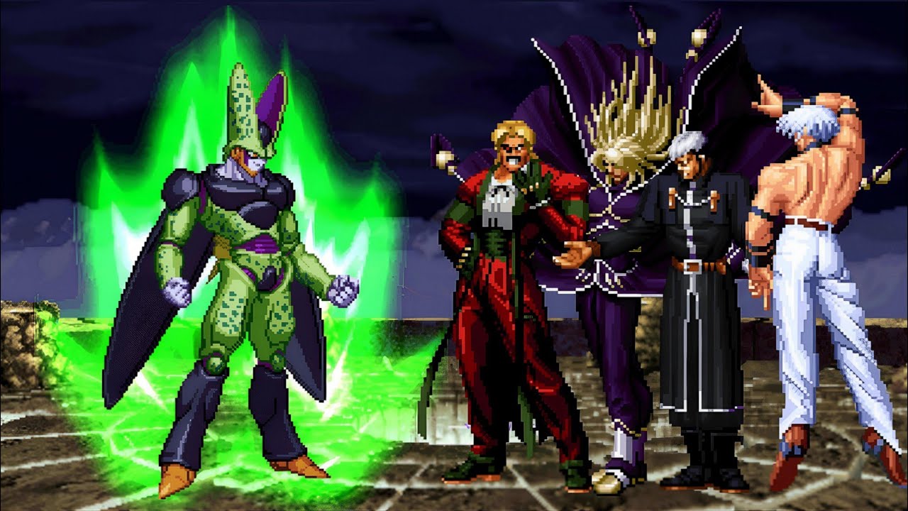 DBZ Mugen - Perfect Cell vs KOF Bosses