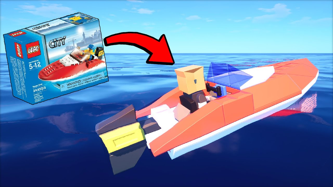 Насколько сложно построить скоростной катер из Lego в Брикадии?