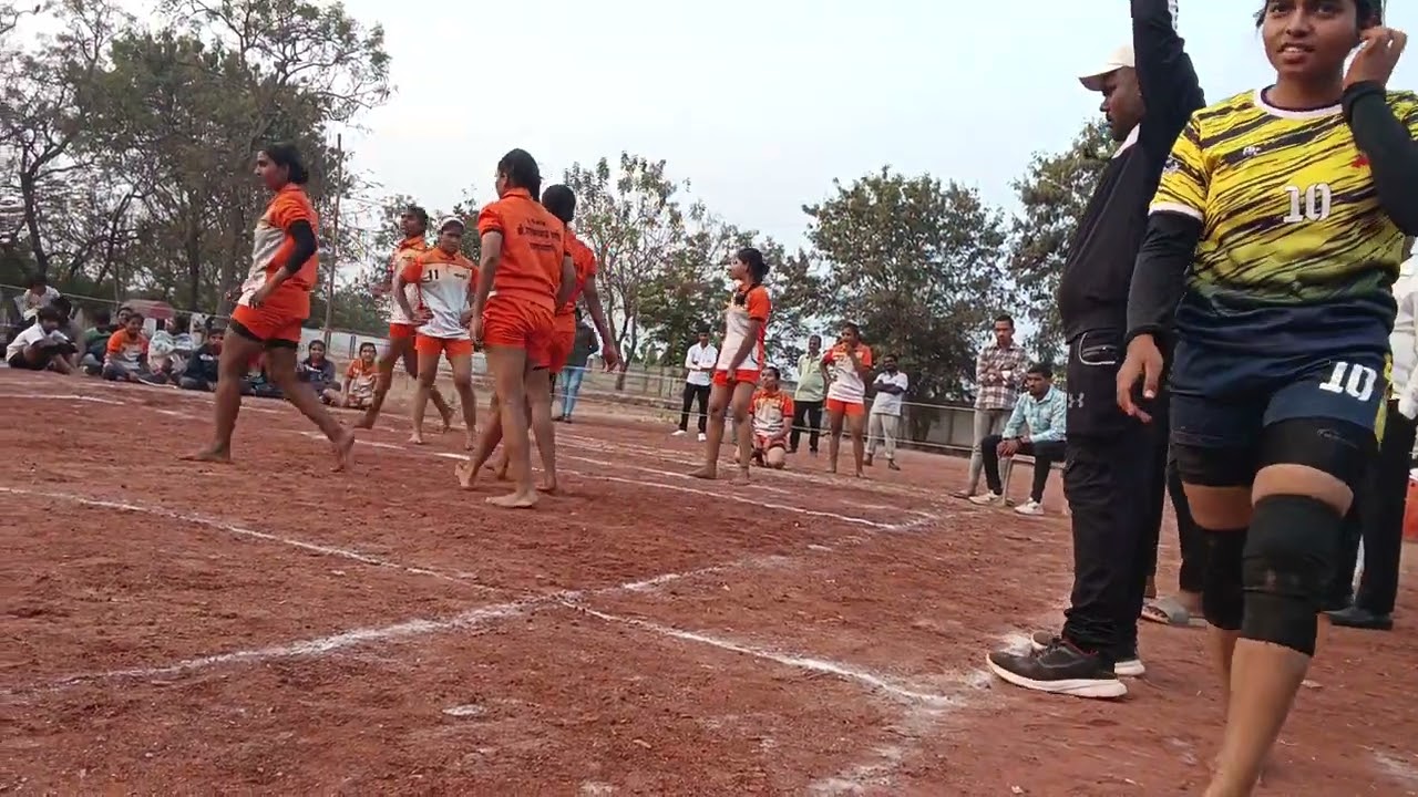 भैरवनाथ कबड्डी संघ वडगाव घेणंद VS लोणकर माध्यमिक विद्यालय कबड्डी संघ मुलींचा कबड्डी सामना 