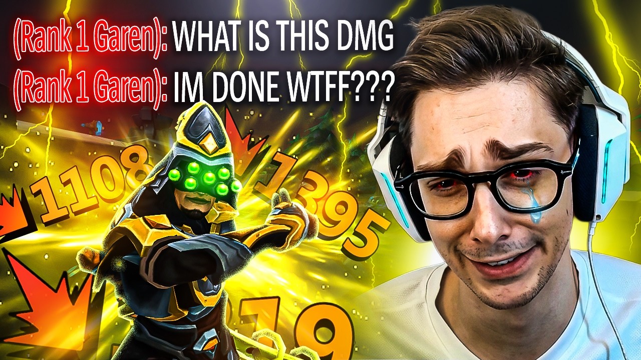 RANK 1 GAREN PLAYED VAYNE TOP TO COUNTER ME... I MADE HIM CRY