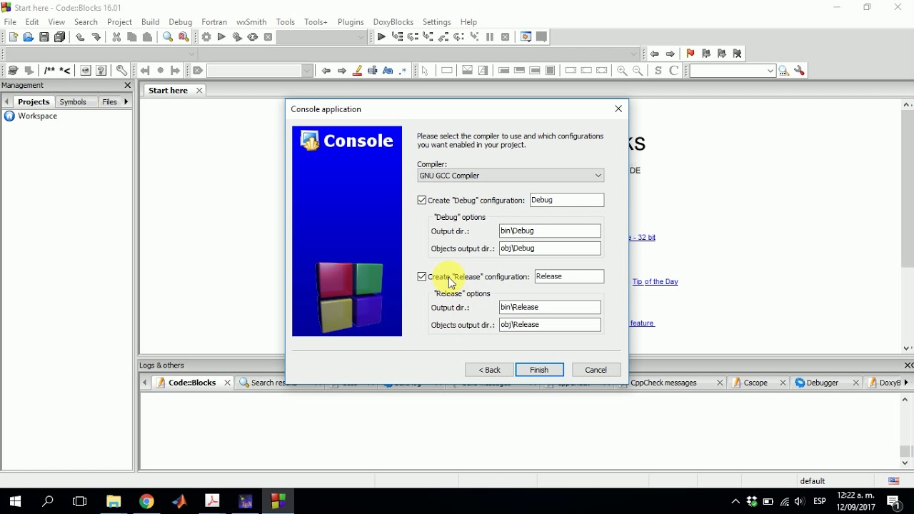 Crear un Proyecto de lenguaje C en CodeBlocks