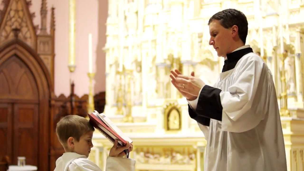 Bookbearer ( Book bearer ) Tutorial for Altar Servers