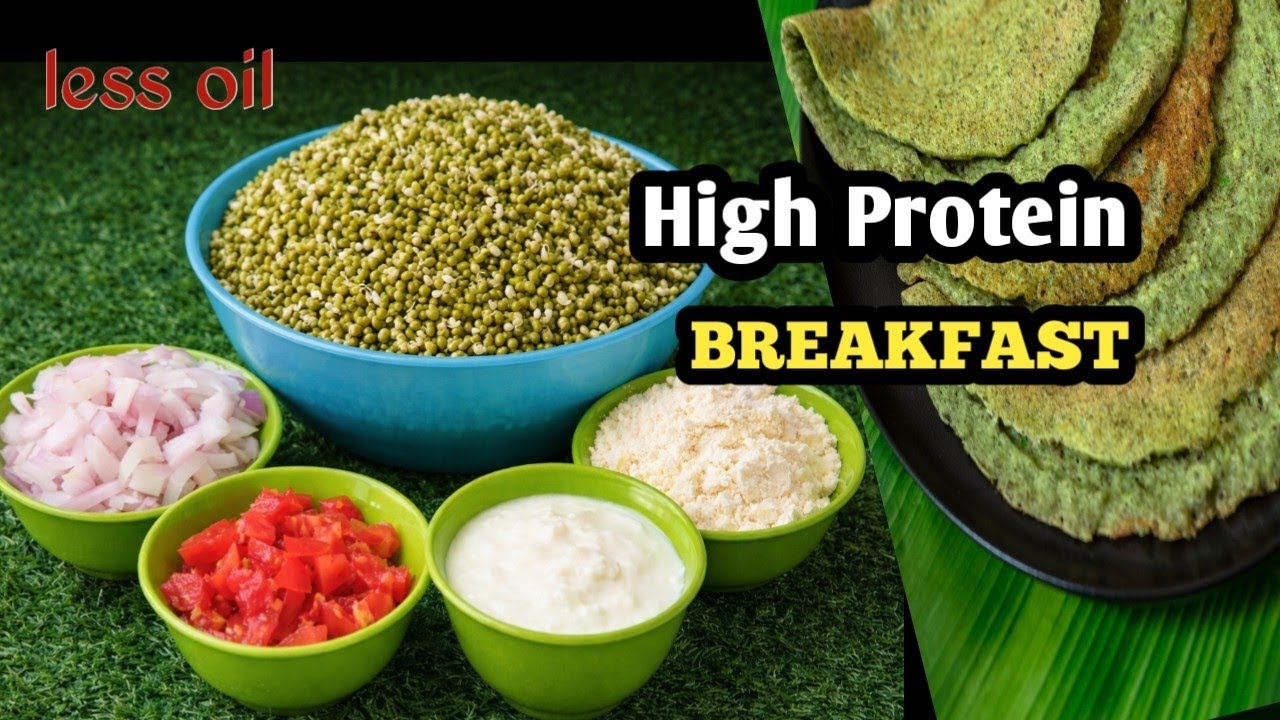Sprouted Moong Chilla Recipe | High Protein Healthy BreakfastSprouted Moong Chilla | 
