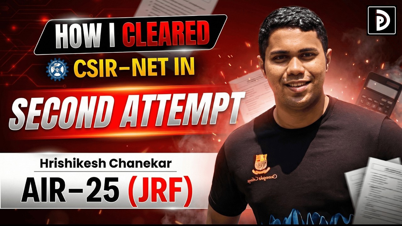 How I Cleared CSIR-NET In Second Attempt | AIR-25 JRF | D PHYSICS