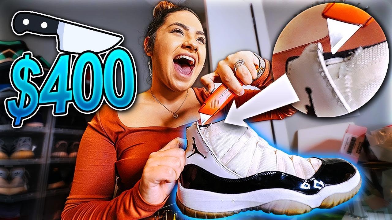 Destroying My Husbands Jordans and Surprising Him With New Ones!!