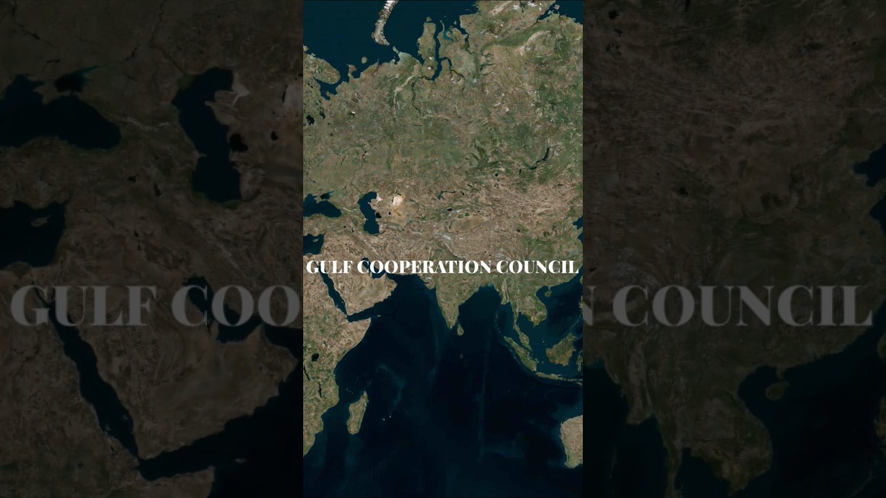 Gulf Cooperation Council [GCC] Memeber Countries Through Map Animation | GCC | Gulf Countries|