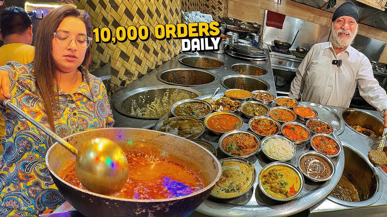 PAL Dhaba ki JUMBO THALI, Sonia's House of Taste 😍 Chandigarh's Best Indian Street Food Vlog 101