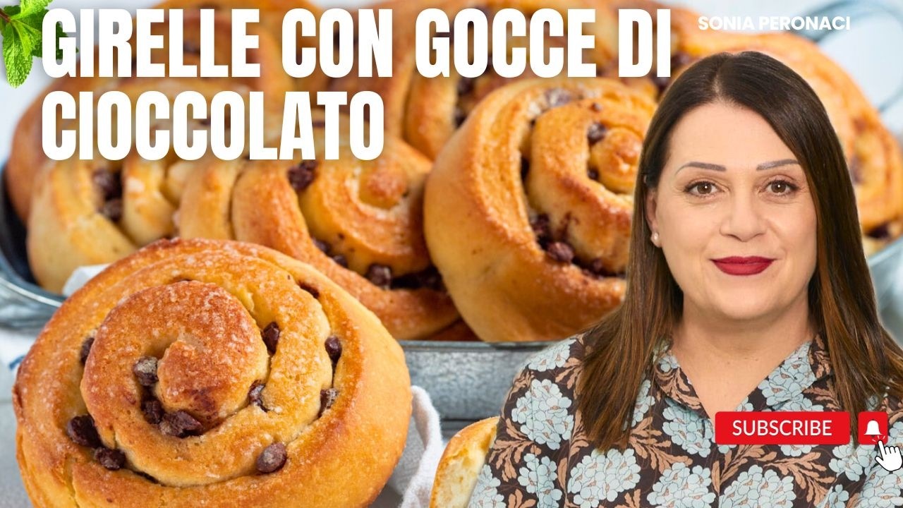 Mai Provate Girelle con Gocce di Cioccolato così Soffici! Ricetta Facile che Amerai Subito!