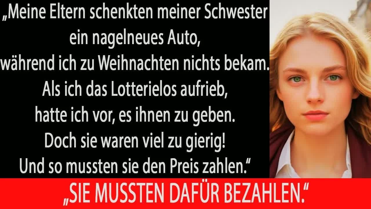 MEINE ELTERN SCHENKTEN MEINER SCHWESTER EIN AUTO ICH BLIEB LEER, DOCH DANN GEWANN ICH IM LOTTO A