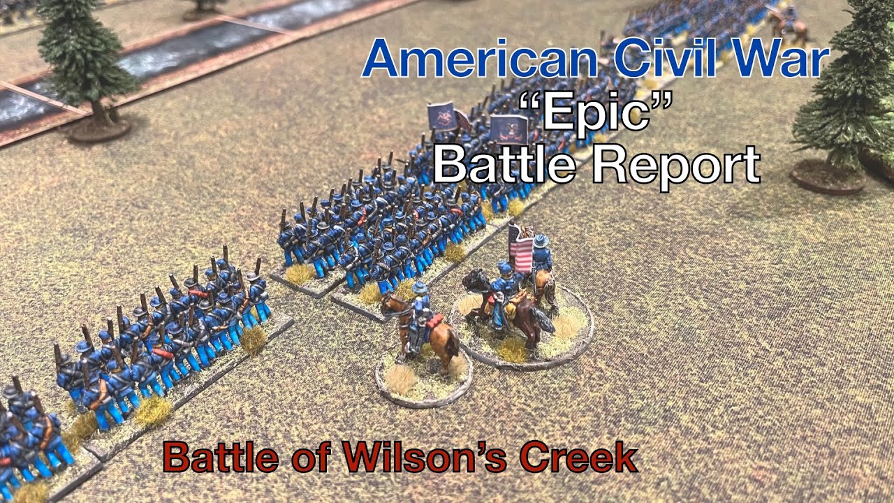 Отчет о «эпическом» сражении Гражданской войны в США — битва при Уилсон-Крик — правила игры с чёр...