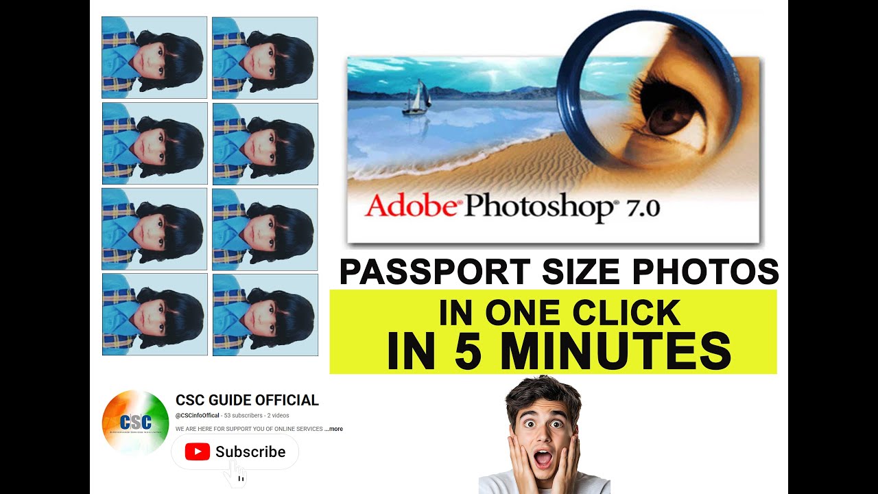 PASSORT SIZE PHOTOS IN ONE CLICK AND IN 5 MINUTES