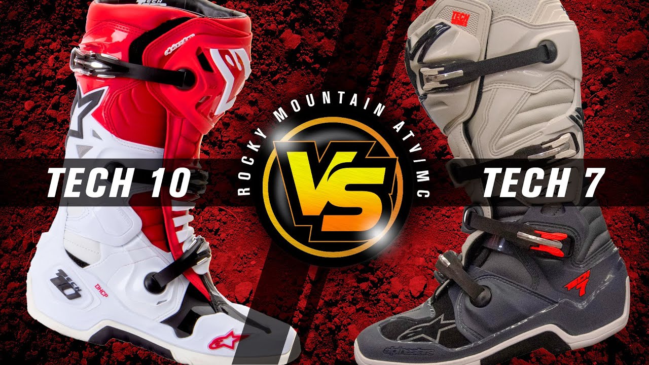 Alpinestars Tech 10 против Tech 7 | Какие ботинки для мотокросса подойдут вам лучше всего?