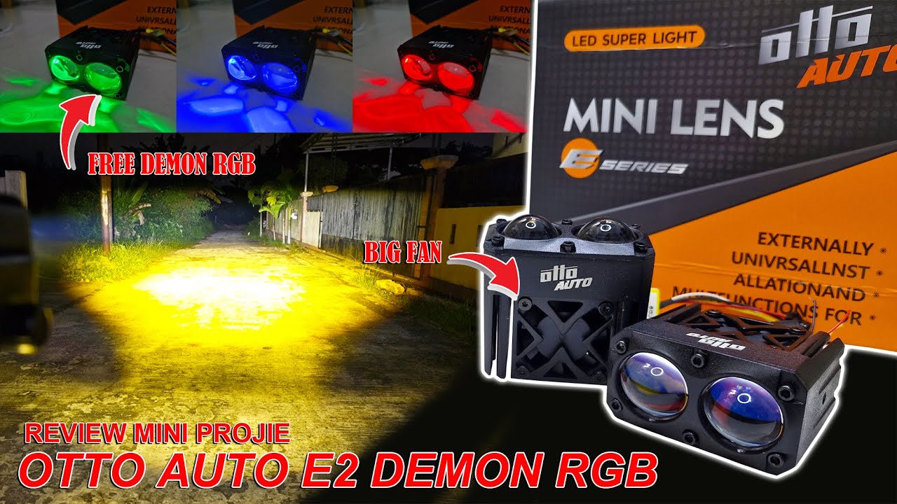 Mini Projie Otto Auto E2 Demon RGB