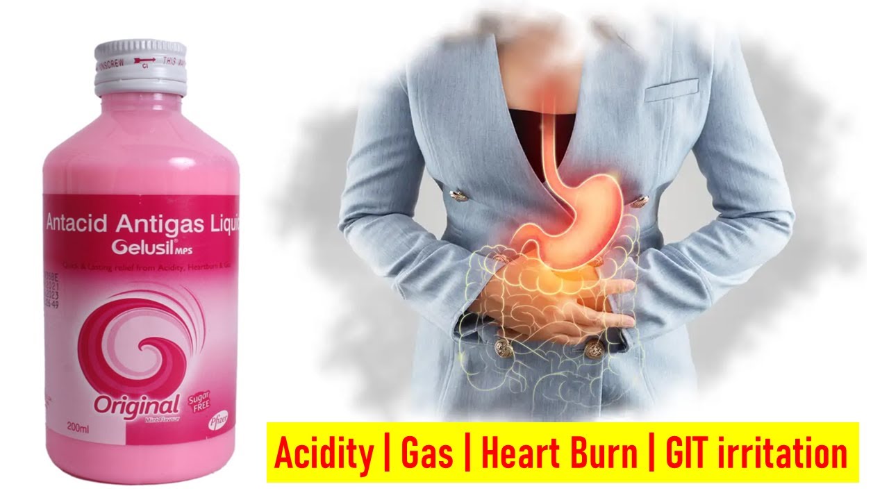 Gelusil Antacid + Anti Gas Liquid | Antacid | जेलुसिल काम कैसे करता है एसिड को कम करने में