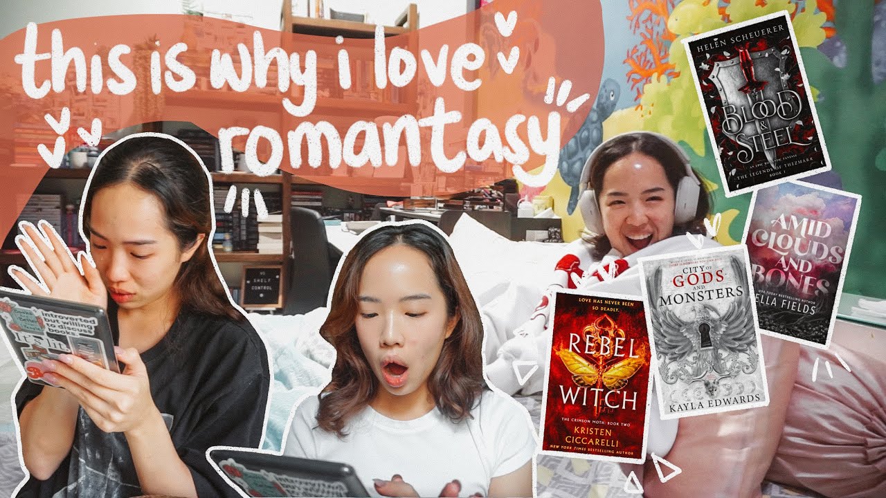 reading all the hyped romantasy books (and further falling in love with fantasy) 🐉🧚