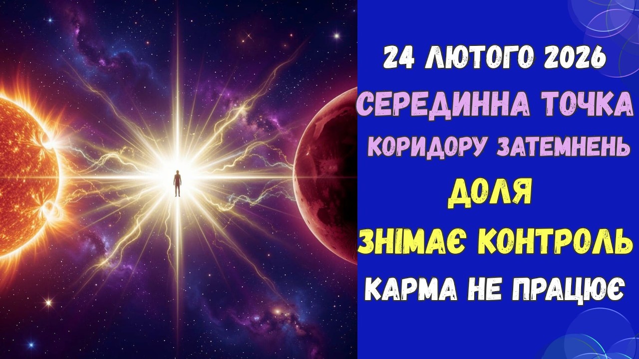 Серединна точка Коридору Затемнень 24 02 2026 Доля знімає контроль