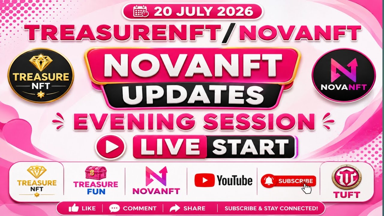 LIVE: TREASURE NFT MEETING | LATEST UPDATES AND INFORMATION | WITHDRAWAL UPDATE NOVANFT |