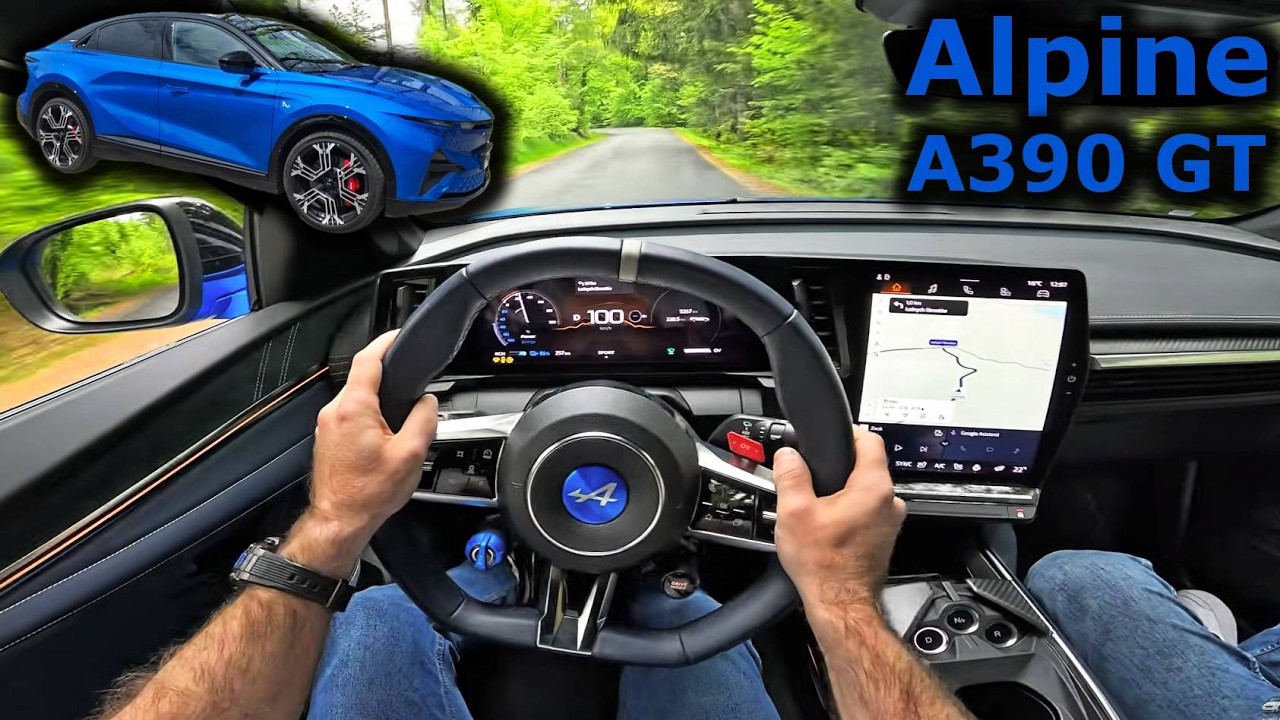 2026 Alpine A390 GT 400hp &mdash; First B-Road Impressions | POV Drive 4K