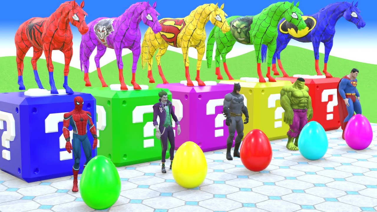 Long Slide Game With Cow Elephant Gorilla Hippopotamus Tiger 3d Animal Game Funny 3d Animals