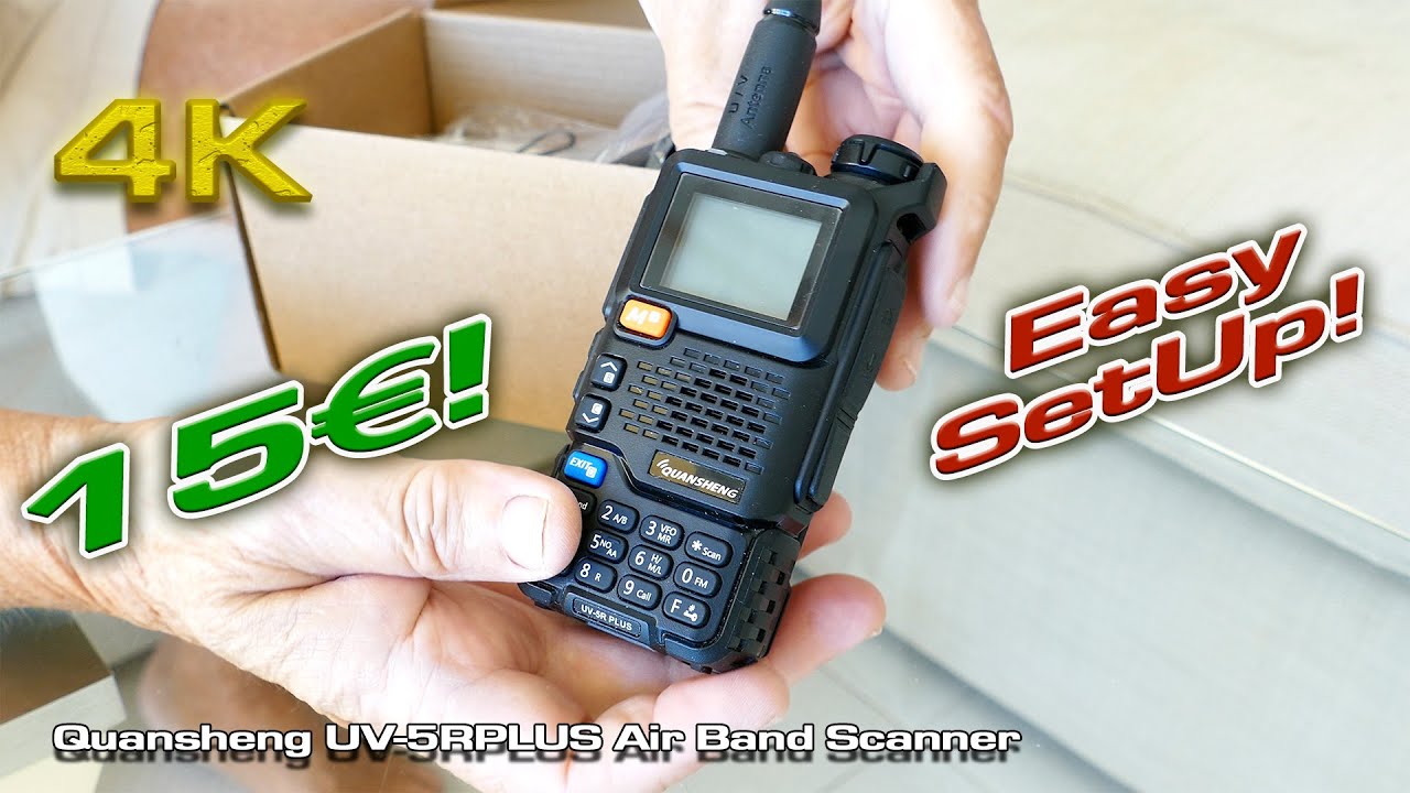Quansheng UV-5R PLUS Air Band Scanner (Easy Setup)!