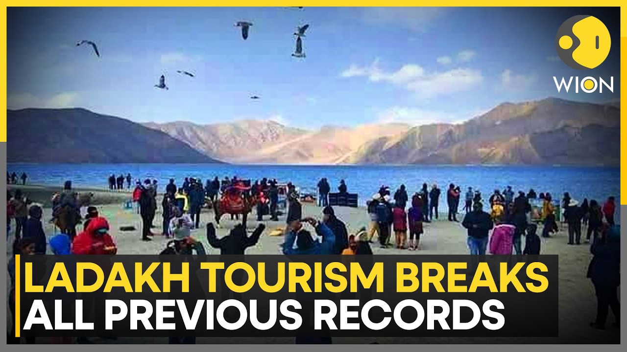 Ladakh Sees Record Tourist Rush In 2026 | Foreign Visitors Drive Tourism Boom