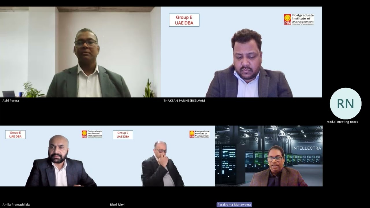 Interview with Mr  Parakrama Munaweera  Industry Expert in Digital Transformation & AI (Part 1/4)